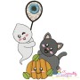 Halloween Friends Embroidery Design Bundle-11