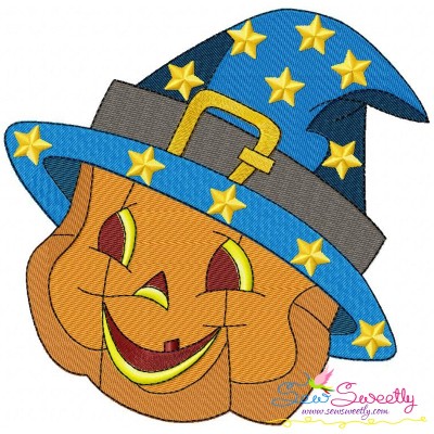 Smiley Pumpkin-2 Embroidery Design Pattern-1