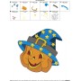 Smiley Pumpkin-2 Embroidery Design Pattern-2