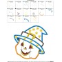 Smiley Pumpkin-2 Applique Design Pattern-2