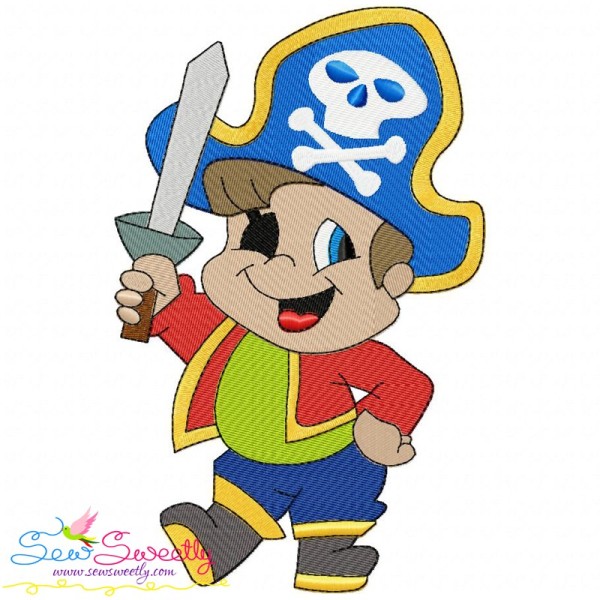 Trick or Treat Boy-2 Embroidery Design Pattern-1