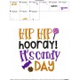 It's Candy Day Lettering Embroidery Design Pattern-2