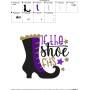 If The Shoe Fits Lettering Embroidery Design Pattern-2