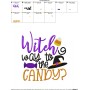 Witch Way To Candy Lettering Embroidery Design Pattern-2