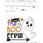 The Boo Crew Lettering Applique Design Pattern-2