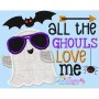 Halloween Lettering Embroidery Design Bundle-5