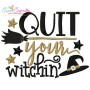 Halloween Lettering Embroidery Design Bundle-9