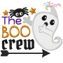 Halloween Lettering Embroidery Design Bundle-10