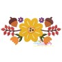 Fall Swag Floral Embroidery Design Pattern-1