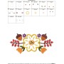 Fall Swag Floral Applique Design Pattern-2