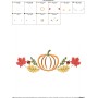 Pumpkin Swag Applique Design Pattern-2