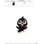 Crow Embroidery Design Pattern-2