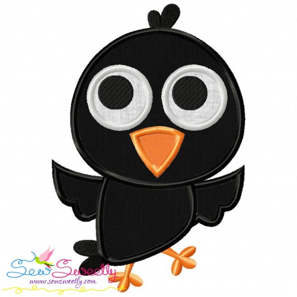 Crow Applique Design Pattern-1