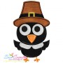 Crow Pilgrim Applique Design Pattern-1