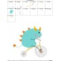 Halloween Bike- Monster-2 Embroidery Design Pattern-2