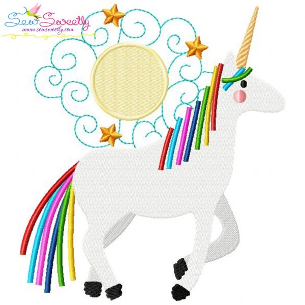 Artistic Unicorn-8 Embroidery Design Pattern-1