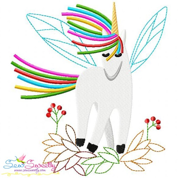 Artistic Unicorn-7 Embroidery Design Pattern-1