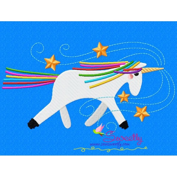 Artistic Unicorn-2 Embroidery Design Pattern-1