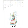 Artistic Unicorn-1 Embroidery Design Pattern-2