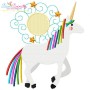 Artistic Unicorns Embroidery Design Bundle-2