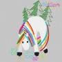 Artistic Unicorns Embroidery Design Bundle-7