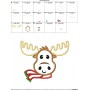 Christmas Moose Applique Design Pattern-2