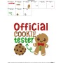 Official Cookie Tester-2 Embroidery Design Pattern-2