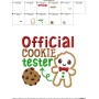 Official Cookie Tester-2 Applique Design Pattern-2