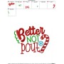 Better Not Pout Embroidery Design Pattern-2