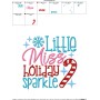 Little Miss Holiday Embroidery Design Pattern-3