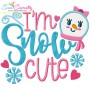 Snow Cute Embroidery Design Pattern-1