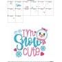 Snow Cute Embroidery Design Pattern-2