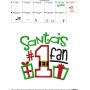 Santa's No-1 Fan Applique Design Pattern-2