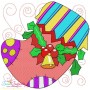Christmas Block- Stocking Embroidery Design Pattern-1