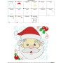 Christmas Block- Santa Face Embroidery Design Pattern-2
