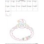 Vintage Stitch Christmas Frame-2 Embroidery Design Pattern-2