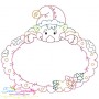 Vintage Stitch Christmas Frames Embroidery Design Bundle-3