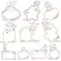 Vintage Stitch Christmas Frames Embroidery Design Bundle-1