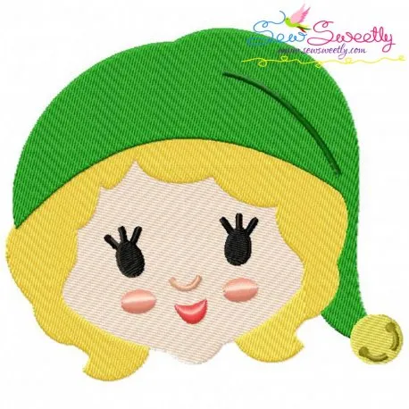Jovie Head Embroidery Design Pattern