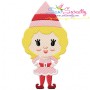 Christmas Elves And Lettering Embroidery Design Bundle-11