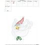 Bean Stitch Christmas Santa Claus Embroidery Design Pattern-2