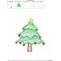 Bean Stitch Christmas Tree Embroidery Design Pattern-2