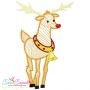 Bean Stitch Christmas Reindeer Embroidery Design Pattern-1