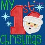 My 1st Christmas Applique Design Pattern-1