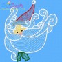 Bean Stitch Christmas Embroidery Design Bundle-2
