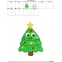 Happy Christmas Tree Embroidery Design Pattern-2
