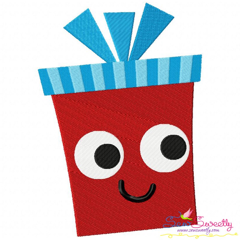 Happy Gift Embroidery Design Sew Sweetly