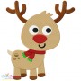 Christmas Reindeer-2 Embroidery Design Pattern-1