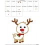 Christmas Reindeer-2 Applique Design Pattern-2