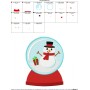 Snow Globe Embroidery Design Pattern-2
